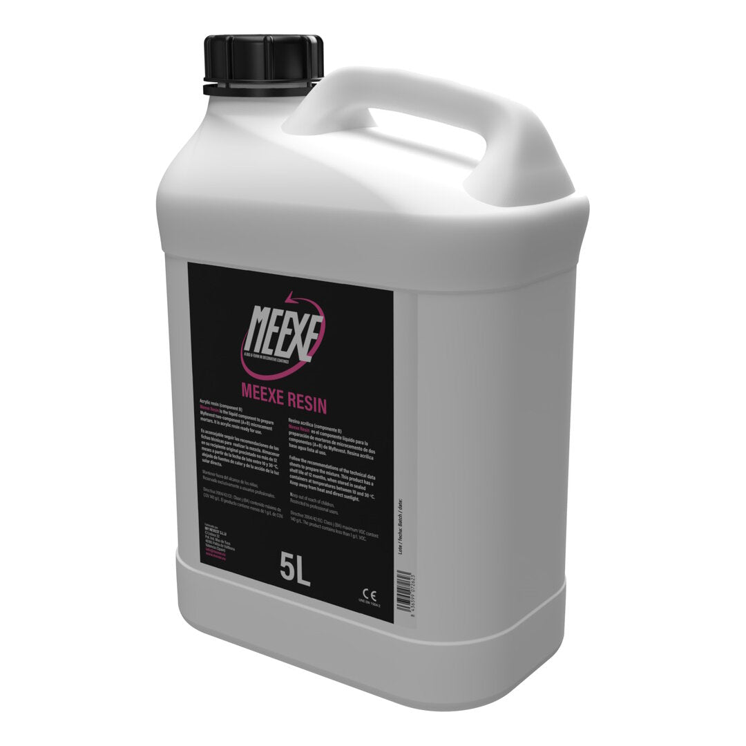 Meexe Resin 5L - Resina Acrílica para Microcemento Bicomponente