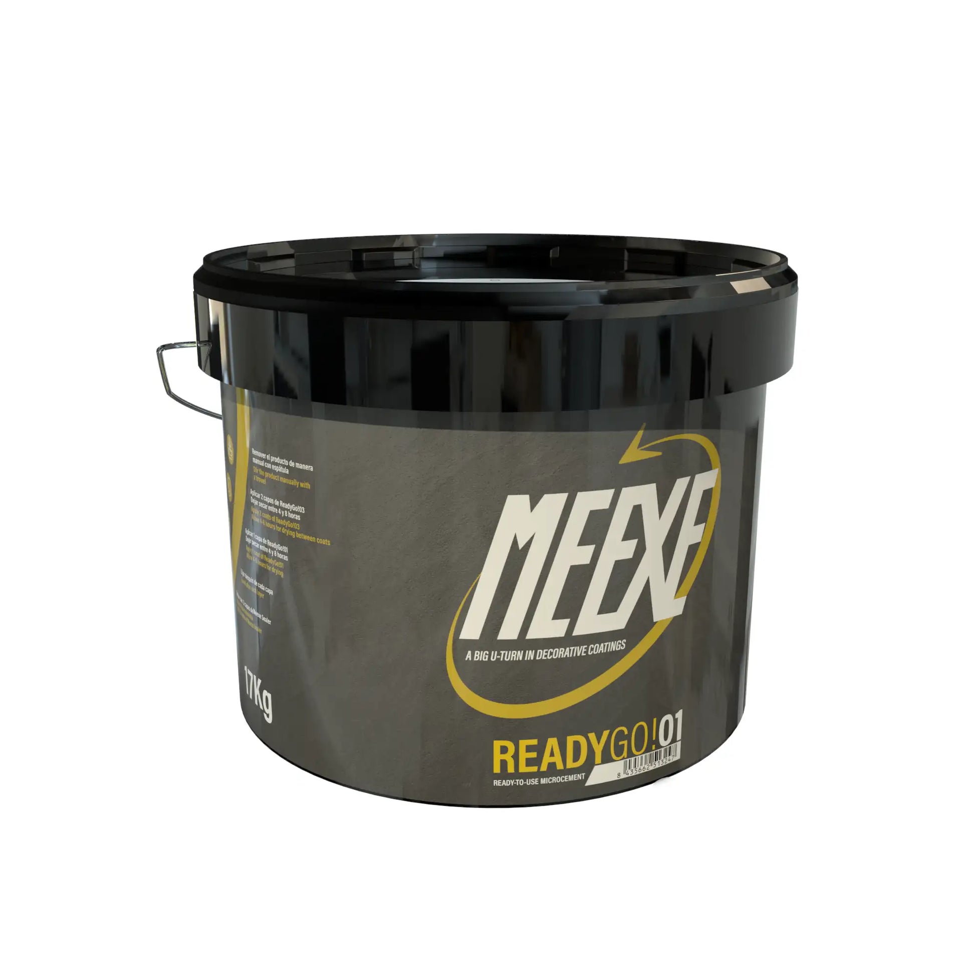 Kit microcemento 20m2 Meexe Ready Go! Shale Grey Satinado